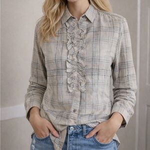NWT Tuckernuck Bailey plaid button-down long sleeve shirt